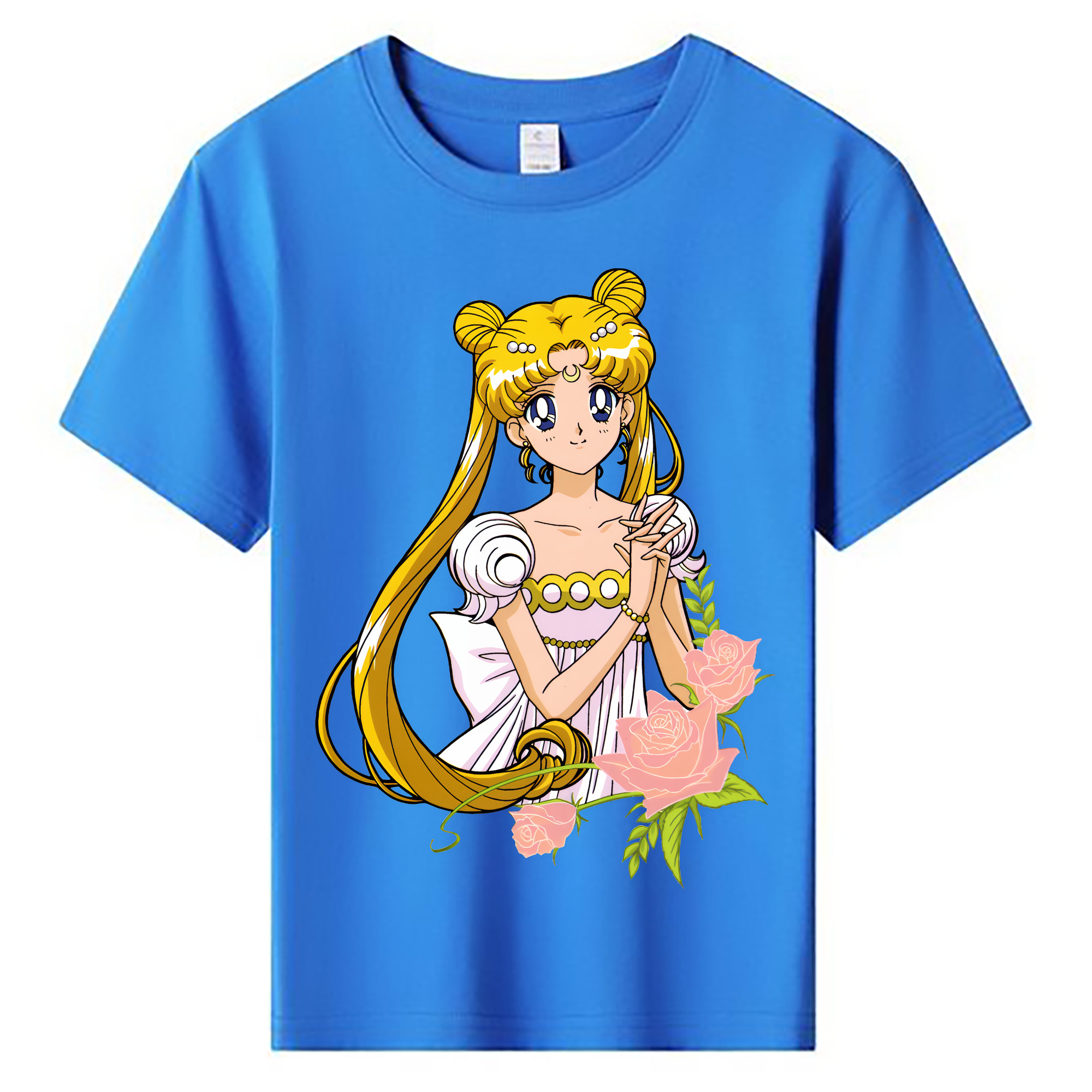 （画像用） 美少女戦士セーラームーン 愛野 美奈子 あいの みなこ Sailor Moon Aino Minako 綿100％キッズTシャツ（フロントプリント）